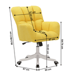 Casa si Gradina - Mobilier - Scaune si fotolii - Scaune - Scaun de birou, galben, LOREL - Infinity.ro