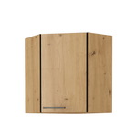 Casa si Gradina - Mobilier - Dulapuri si sifoniere - Dulapuri - Dulap superior, negru mat / stejar artizan, MONRO 60/60 GN-72 1F - Infinity.ro