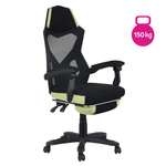 Casa si Gradina - Mobilier - Scaune si fotolii - Scaune - Scaun de birou / joc, negru / verde, JORIK - Infinity.ro