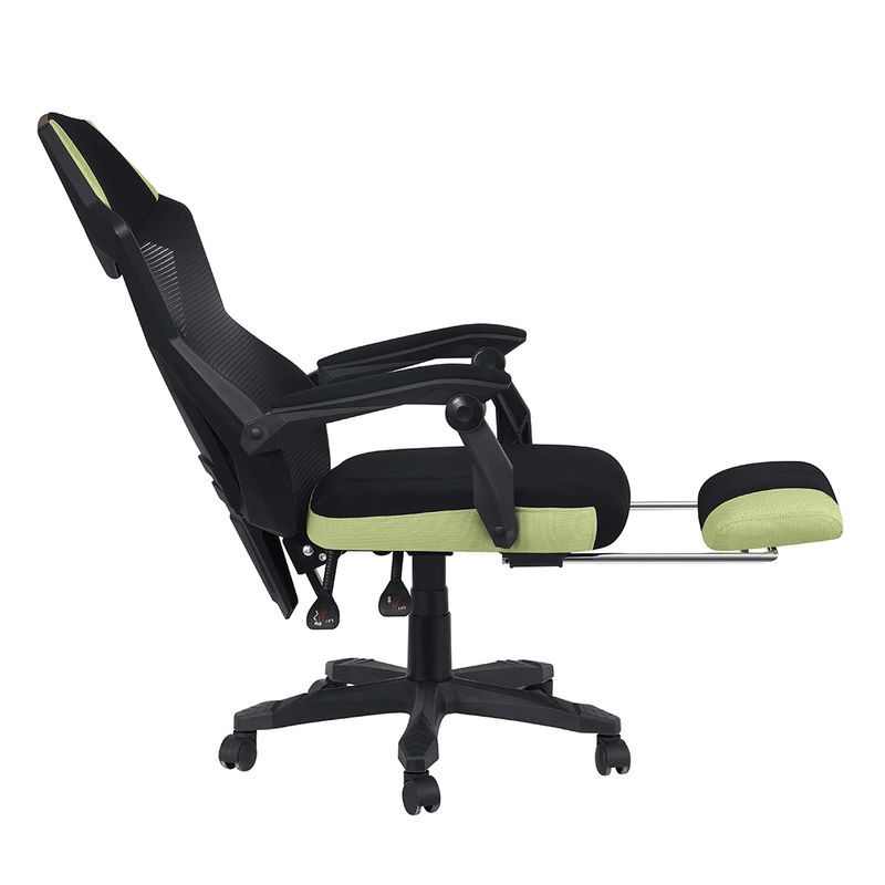 Casa si Gradina - Mobilier - Scaune si fotolii - Scaune - Scaun de birou / joc, negru / verde, JORIK - Infinity.ro