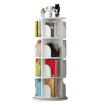 Casa si Gradina - Mobilier - Biblioteci si rafturi - Rafturi - Raft pivotant, 4 polite, alb, ERION TIP 1 + cadou - Infinity.ro