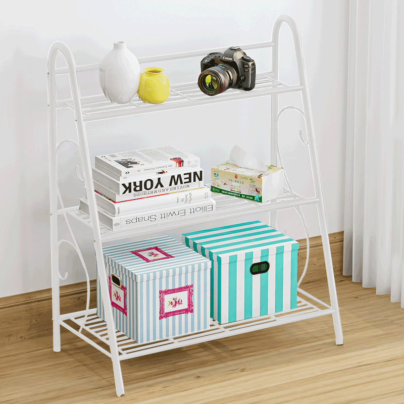 Casa si Gradina - Mobilier - Biblioteci si rafturi - Rafturi - Raft, cu 3 sertare, alb, VERUMA - Infinity.ro