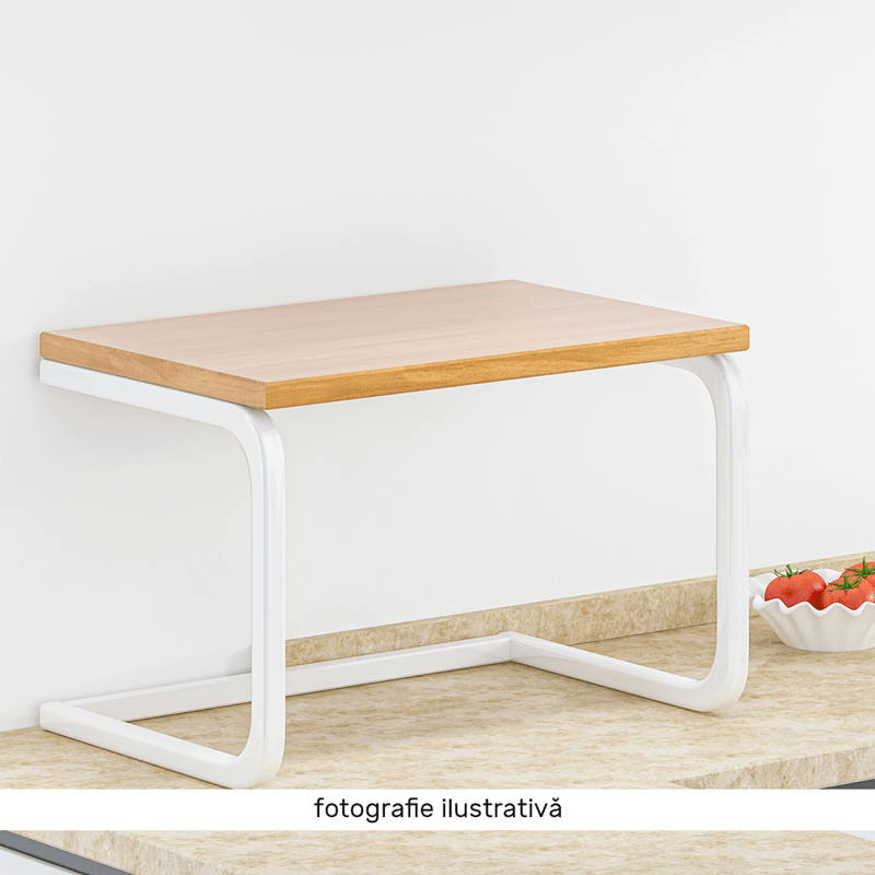 Casa si Gradina - Mobilier - Biblioteci si rafturi - Rafturi - Raft de depozitare, alb / stejar natural, AVENO - Infinity.ro