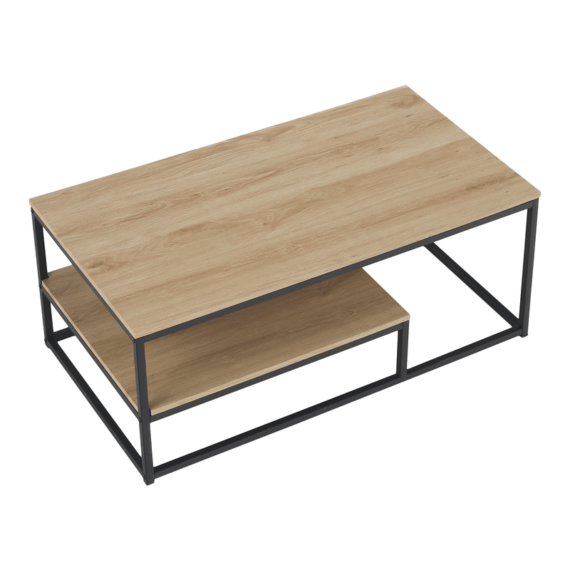 Casa si Gradina - Mobilier - Mese si birouri - Masute de cafea - Masuta de cafea, stejar deschis / negru, LARON - Infinity.ro