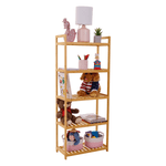 Casa si Gradina - Mobilier - Biblioteci si rafturi - Rafturi - Raft cu 5 polite, bambus natural, FIORE TIP 3 - Infinity.ro