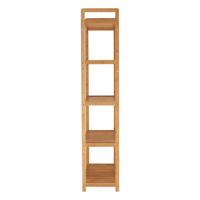 Casa si Gradina - Mobilier - Biblioteci si rafturi - Rafturi - Raft cu 5 polite, bambus natural, FIORE TIP 3 - Infinity.ro