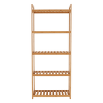 Casa si Gradina - Mobilier - Biblioteci si rafturi - Rafturi - Raft cu 5 polite, bambus natural, FIORE TIP 3 - Infinity.ro
