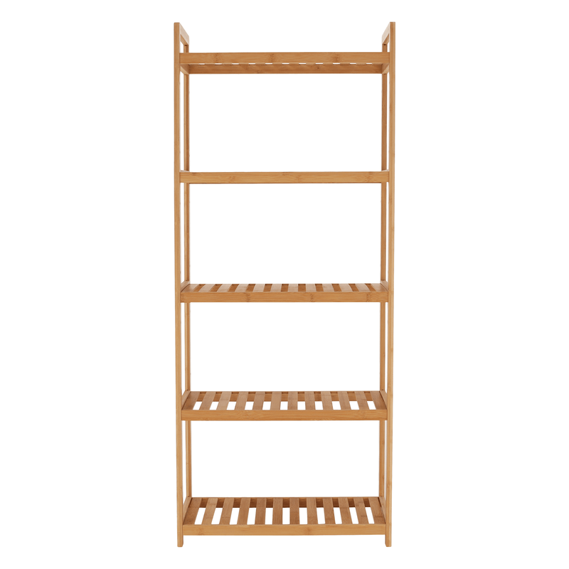 Casa si Gradina - Mobilier - Biblioteci si rafturi - Rafturi - Raft cu 5 polite, bambus natural, FIORE TIP 3 - Infinity.ro