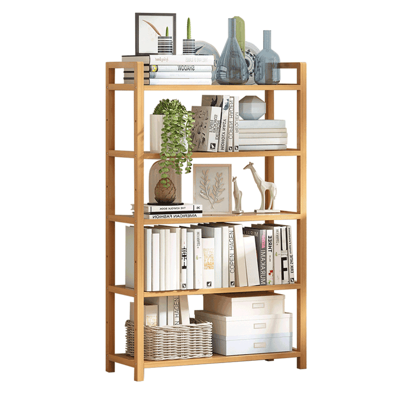Casa si Gradina - Mobilier - Biblioteci si rafturi - Rafturi - Raft cu 5 polite, bambus natural, FIORE TIP 3 - Infinity.ro