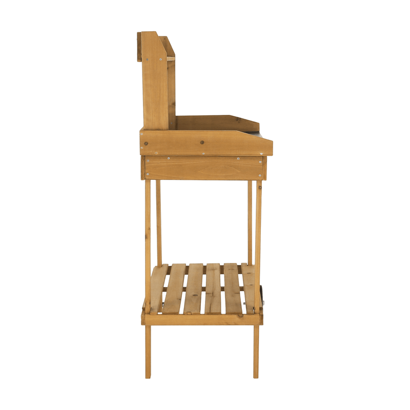 Casa si Gradina - Gradina si terasa - Mobilier exterior - Mese gradina - Masa de gradina cu chiuveta lemn / maro, BARDY - Infinity.ro