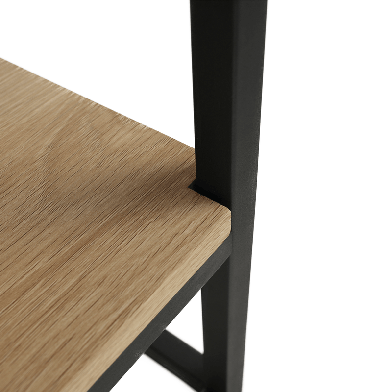 Casa si Gradina - Mobilier - Mese si birouri - Masute de cafea - Masuta de cafea, stejar deschis / negru, LARON - Infinity.ro