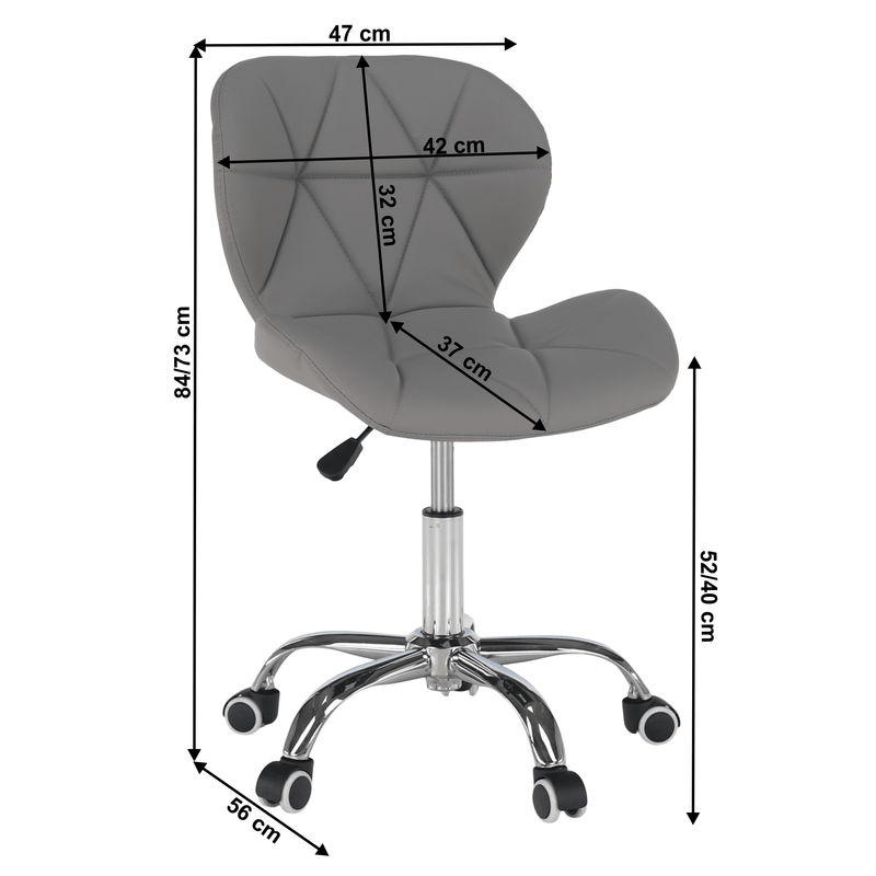 Casa si Gradina - Mobilier - Scaune si fotolii - Fotolii - Fotoliu de birou, gri/crom, ARGUS NEW - Infinity.ro