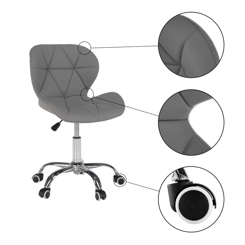 Casa si Gradina - Mobilier - Scaune si fotolii - Fotolii - Fotoliu de birou, gri/crom, ARGUS NEW - Infinity.ro