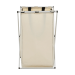 Market - Spalare si intretinere rufe - Uscatoare de rufe si accesorii - Cos de rufe din panza, gri-bej, LAUNDRY NEW TYP 1 - Infinity.ro