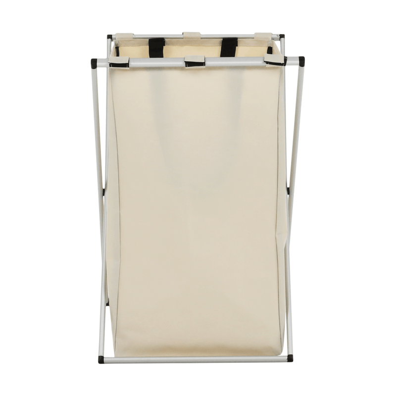 Market - Spalare si intretinere rufe - Uscatoare de rufe si accesorii - Cos de rufe din panza, gri-bej, LAUNDRY NEW TYP 1 - Infinity.ro