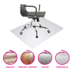 Casa si Gradina - Mobilier - Feronerie si accesorii mobila - Protectie podea sub scaun, transparenta, 140x100 cm, 0,5 mm - Infinity.ro