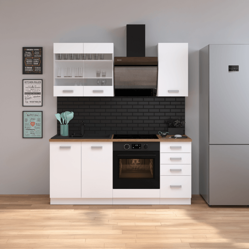 Casa si Gradina - Mobilier - Dulapuri si sifoniere - Dulapuri - Dulap inalt, alb, SPLIT 60 DK-210 2F - Infinity.ro
