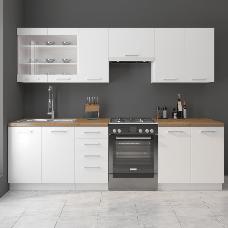 Casa si Gradina - Mobilier - Dulapuri si sifoniere - Dulapuri - Dulap inalt, alb, SPLIT 60 DK-210 2F - Infinity.ro