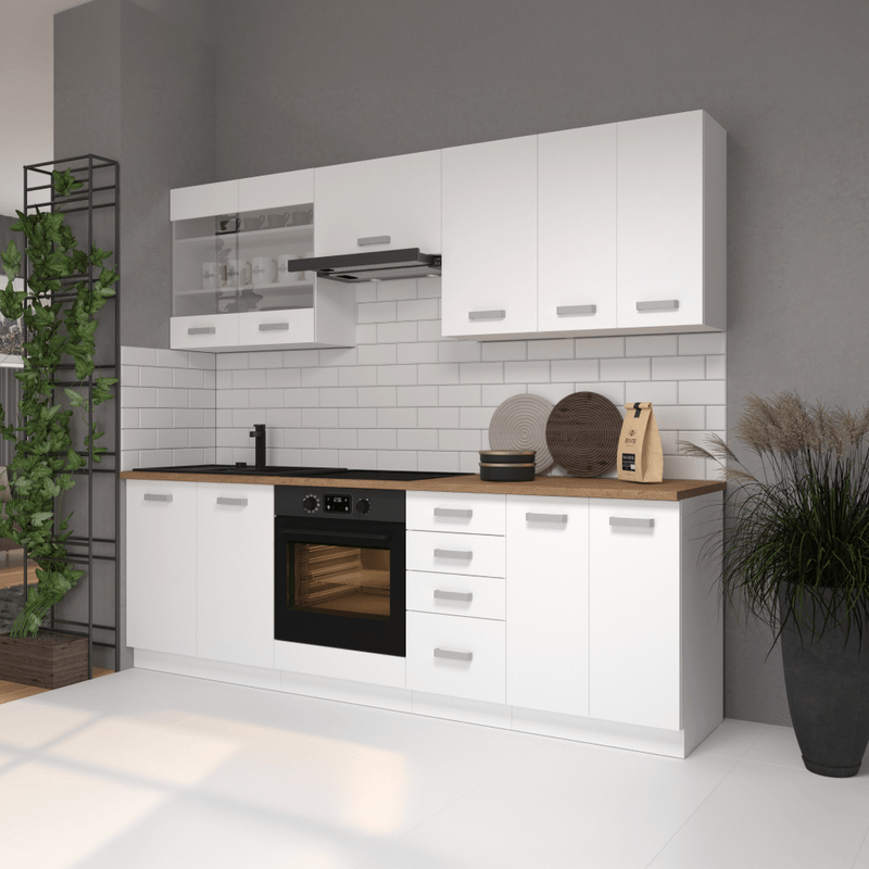 Casa si Gradina - Mobilier - Dulapuri si sifoniere - Dulapuri - Dulap inalt, alb, SPLIT 60 DK-210 2F - Infinity.ro