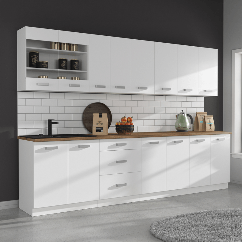 Casa si Gradina - Mobilier - Dulapuri si sifoniere - Dulapuri - Dulap inalt, alb, SPLIT 60 DK-210 2F - Infinity.ro