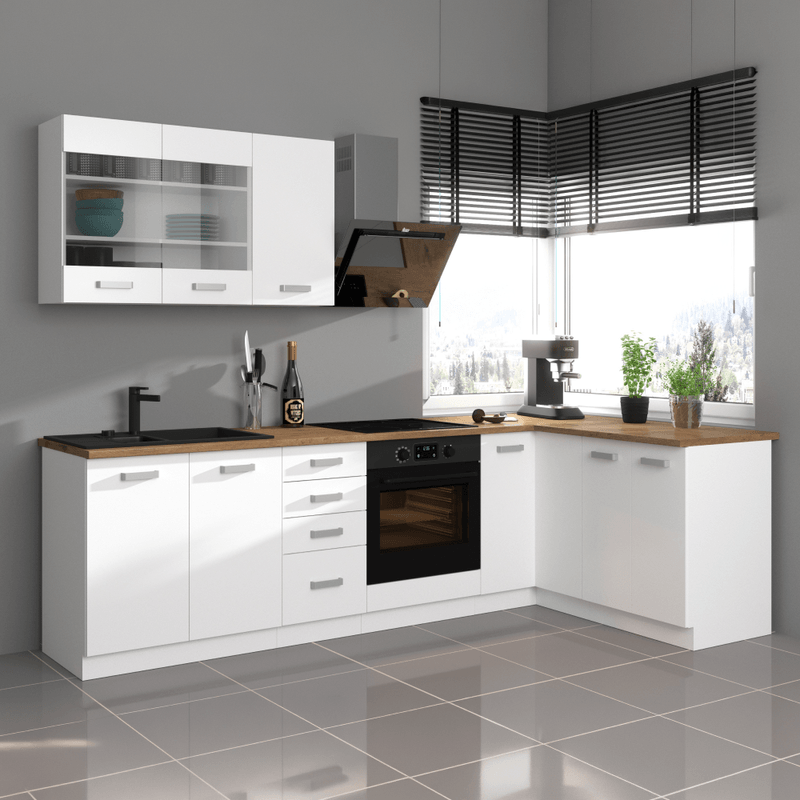 Casa si Gradina - Mobilier - Dulapuri si sifoniere - Dulapuri - Dulap inalt, alb, SPLIT 60 DK-210 2F - Infinity.ro