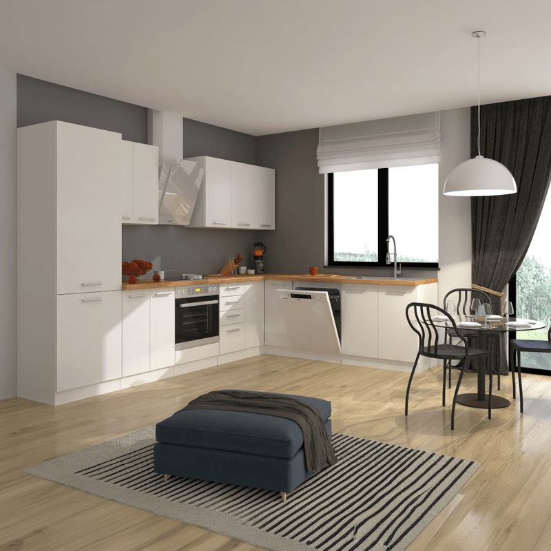 Casa si Gradina - Mobilier - Dulapuri si sifoniere - Dulapuri - Dulap inalt, alb, SPLIT 60 DK-210 2F - Infinity.ro