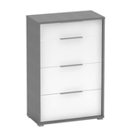 Casa si Gradina - Mobilier - Comode si corpuri - Comode - Comoda cu sertare, grafit/alba, RIOMA NEW TIPUL 22 - Infinity.ro