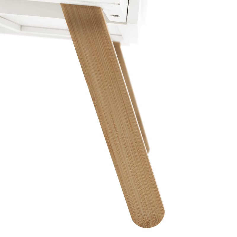 Laptop, Telefoane si Tablete - Laptopuri si accesorii - Accesorii Laptop - Standuri/Coolere notebook - Masa pliabila pentru laptop, bambus alb / natural, MELTEN - Infinity.ro