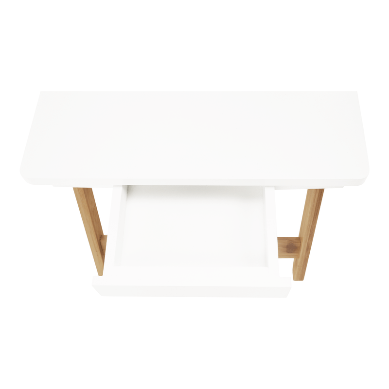 Laptop, Telefoane si Tablete - Laptopuri si accesorii - Accesorii Laptop - Standuri/Coolere notebook - Masa pliabila pentru laptop, bambus alb / natural, MELTEN - Infinity.ro