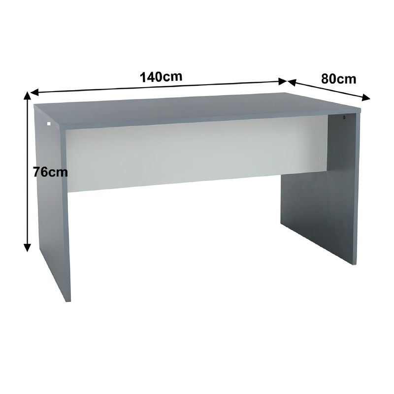 Casa si Gradina - Mobilier - Mese si birouri - Birouri - Masa de birou, grafit/alb, RIOMA NEW TYP 11 - Infinity.ro