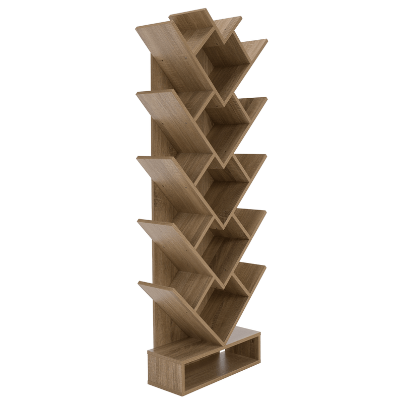 Casa si Gradina - Mobilier - Biblioteci si rafturi - Rafturi - Raft, stejar maro-gri, VEVEY - Infinity.ro