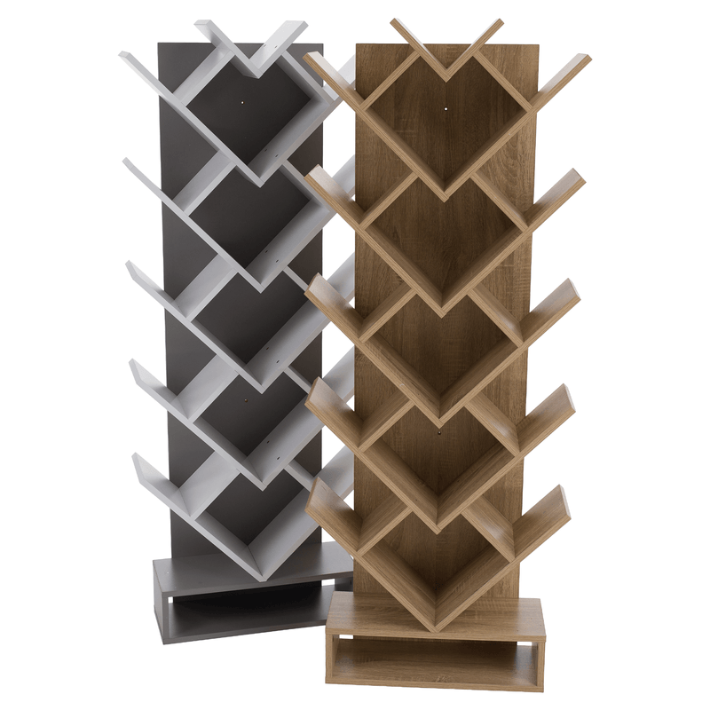 Casa si Gradina - Mobilier - Biblioteci si rafturi - Rafturi - Raft, stejar maro-gri, VEVEY - Infinity.ro