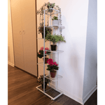 Casa si Gradina - Gradinarit si plante - Plante si ghivece - Ghivece si suporturi - Suport pentru flori din metal, alb, BAMIR TIP 2 - Infinity.ro