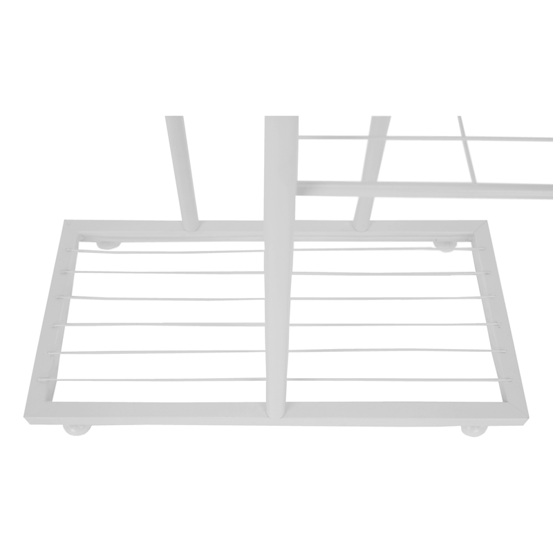 Casa si Gradina - Gradinarit si plante - Plante si ghivece - Ghivece si suporturi - Suport pentru flori din metal, alb, BAMIR TIP 2 - Infinity.ro