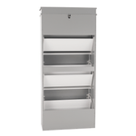 Casa si Gradina - Mobilier - Dulapuri si sifoniere - Dulapuri pantofi - Pantofar, 3 compartimente, gri, SEBER TYP 2 - Infinity.ro