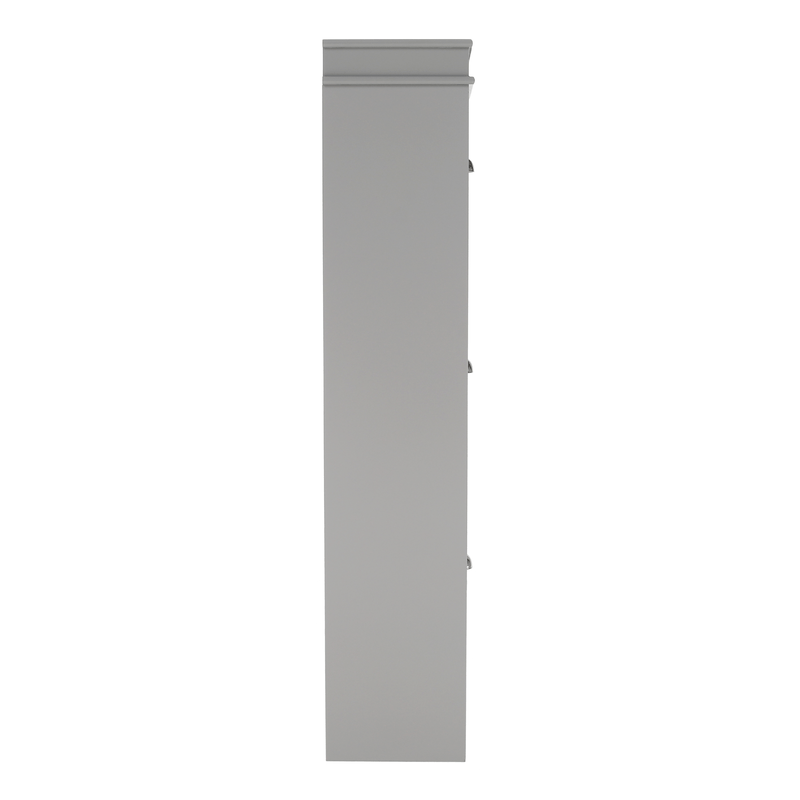 Casa si Gradina - Mobilier - Dulapuri si sifoniere - Dulapuri pantofi - Pantofar, 3 compartimente, gri, SEBER TYP 2 - Infinity.ro