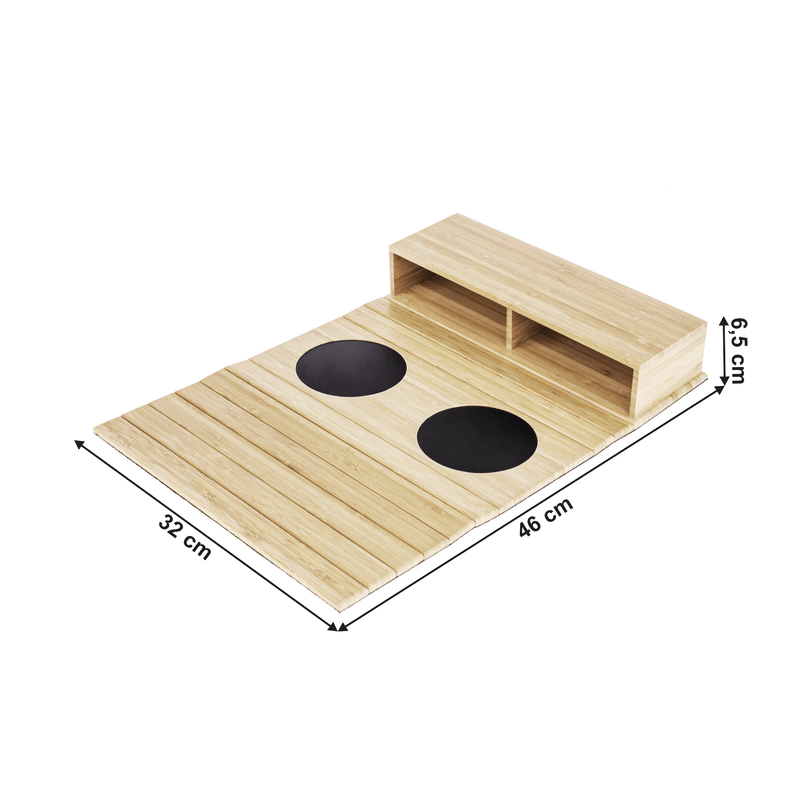 Casa si Gradina - Mobilier - Mese si birouri - Masute de cafea - Organizator, bambus natural, VISE - Infinity.ro