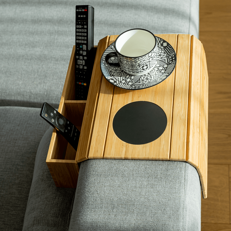 Casa si Gradina - Mobilier - Mese si birouri - Masute de cafea - Organizator, bambus natural, VISE - Infinity.ro