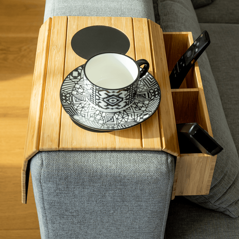 Casa si Gradina - Mobilier - Mese si birouri - Masute de cafea - Organizator, bambus natural, VISE - Infinity.ro