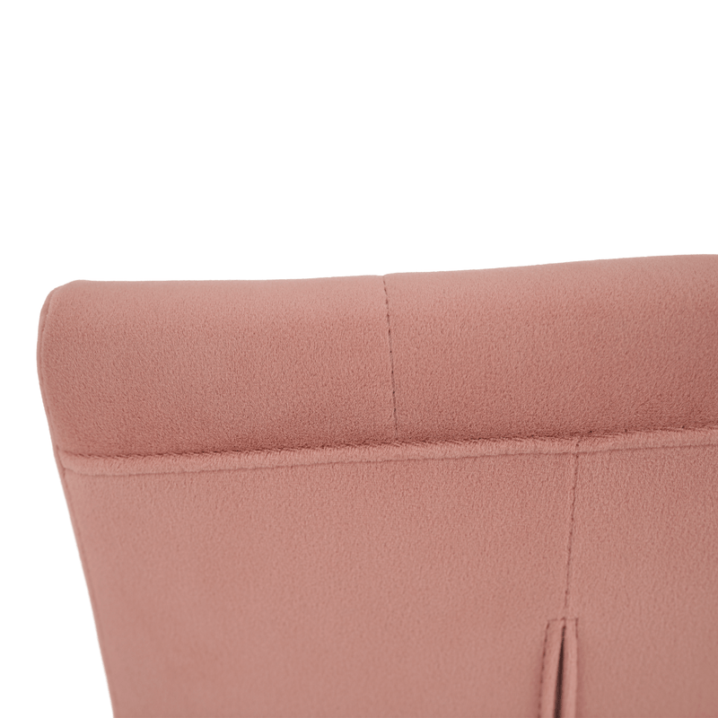 Casa si Gradina - Mobilier - Scaune si fotolii - Scaune - Scaun de masa, tesatura de catifea roz / crom, SALOMA NEW - Infinity.ro