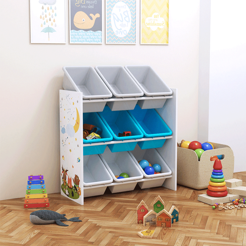 Casa si Gradina - Mobilier - Organizare si depozitare - Cutii depozitare - Organizator/raft pentru jucarii, multicolor/model, DARLING TIP 3 - Infinity.ro
