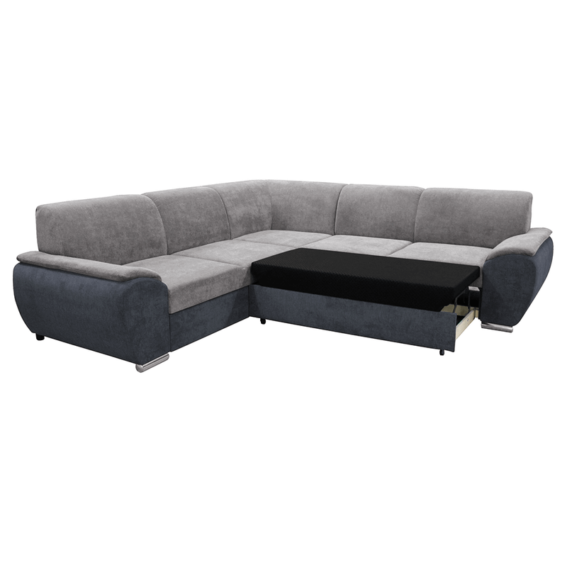 Casa si Gradina - Mobilier - Canapele si coltare - Coltare - Coltar, gri inchis/gri, model stanga, EMILY - Infinity.ro