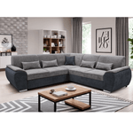 Casa si Gradina - Mobilier - Canapele si coltare - Coltare - Coltar, gri inchis/gri, model stanga, EMILY - Infinity.ro