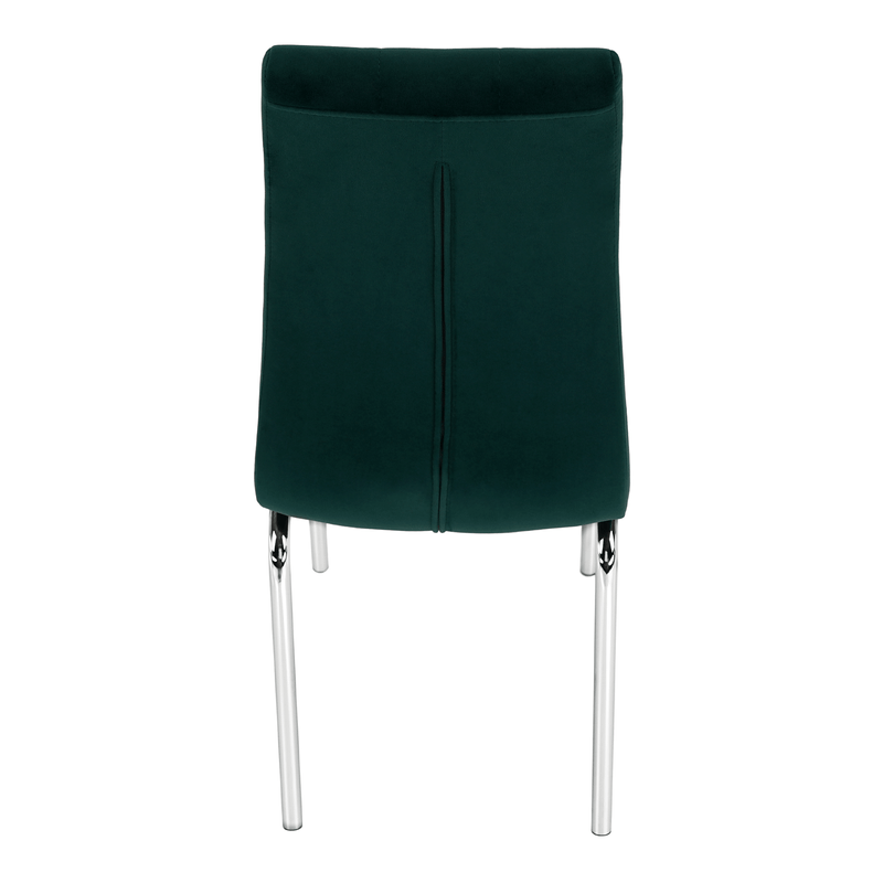 Casa si Gradina - Mobilier - Scaune si fotolii - Scaune - Scaun de masa, tesatura de catifea smarald / crom, GERDA NEW - Infinity.ro