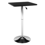 Casa si Gradina - Mobilier - Mese si birouri - Mese living - Masa pentru bar cu inaltimea reglabila, negru, 57x84-110 cm, FLORIAN - Infinity.ro
