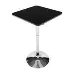 Casa si Gradina - Mobilier - Mese si birouri - Mese living - Masa pentru bar cu inaltimea reglabila, negru, 57x84-110 cm, FLORIAN - Infinity.ro