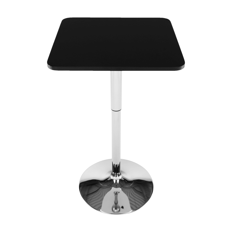 Casa si Gradina - Mobilier - Mese si birouri - Mese living - Masa pentru bar cu inaltimea reglabila, negru, 57x84-110 cm, FLORIAN - Infinity.ro