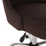 Casa si Gradina - Mobilier - Scaune si fotolii - Scaune - Scaun de birou, maro/crom, EDIZ - Infinity.ro
