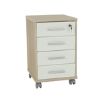 Casa si Gradina - Mobilier - Dulapuri si sifoniere - Dulapuri - Dulapior de birou cu cheie, stejar sonoma/alb, JOHAN 2 NEW 12 - Infinity.ro