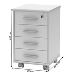 Casa si Gradina - Mobilier - Dulapuri si sifoniere - Dulapuri - Dulapior cu incuietoare, alb, JOHAN 2 NEW 12 - Infinity.ro